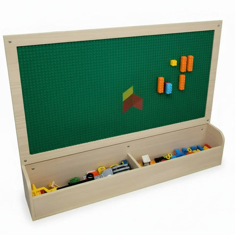 Wall Mounted Duplo Board With Storage Unit