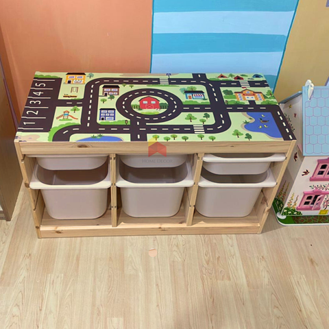 Trofast with Road Sticker