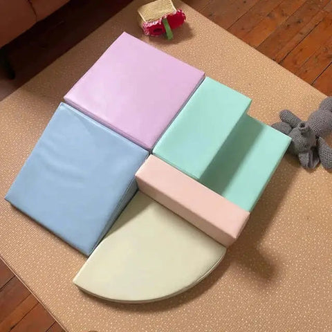 Soft Play Mini Pastel Set: Safe Fun for Kids Soft Play Home Decor 