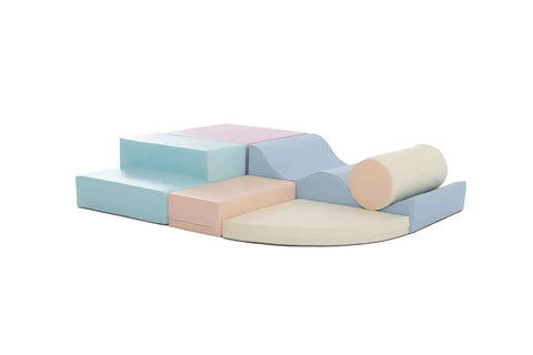 Soft Play Pastel Color Set: Safe and Colorful Fun Soft Play Home Decor 
