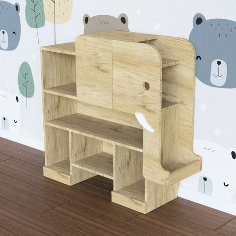 Elephant Shaped Book Shelf - Adorable and Functional Kids' Room Decor Home Decor