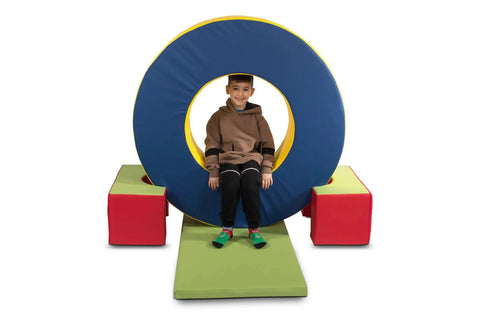 Soft Play Doughnut with Supports: Safe and Fun Soft Play Home Decor 