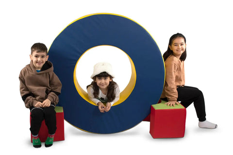 Soft Play Doughnut with Supports: Safe and Fun Soft Play Home Decor 