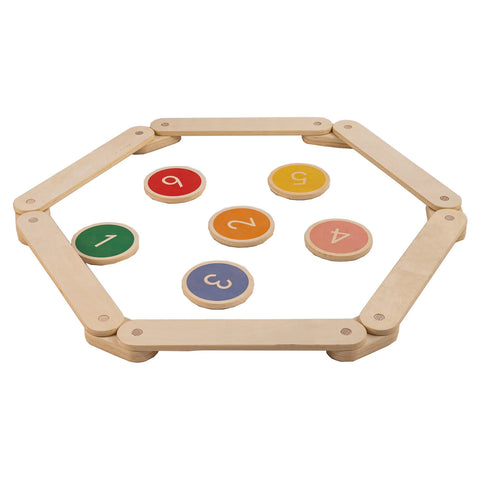 Balancing Beam with Stepping Stones - Kids Play Set Home Decor