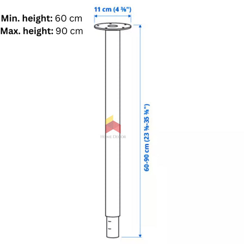 Adjustable Heights U-Shaped Table | Home Decor Kids UAE Home Decor Kids