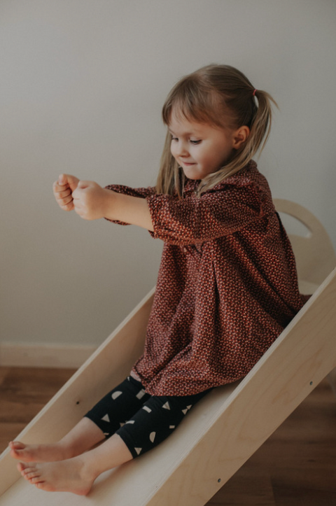 Indoor Wooden Slide: Fun and Safe Playtime Home Decor