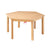 hexagon-shaped tables