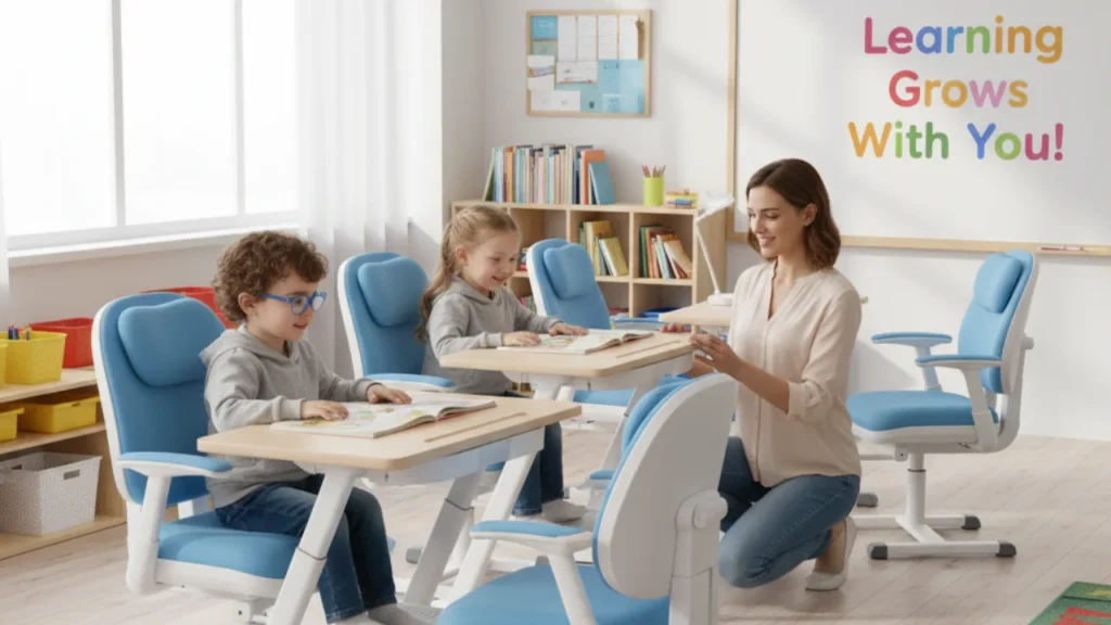 10 Smart Classroom Furniture Ideas Every School Needs 6 Adjustable desks