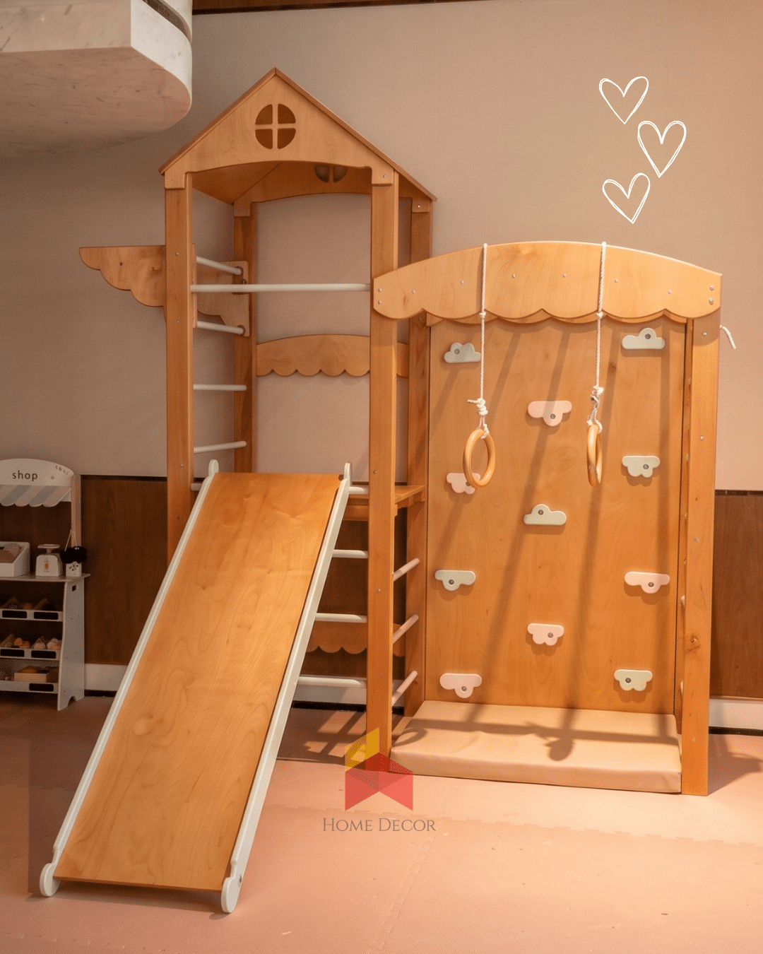 Indoor Tower Climbing Wall and Net Rope 2 Indoor Tower Climbing Wall and Net Rope - Image 2