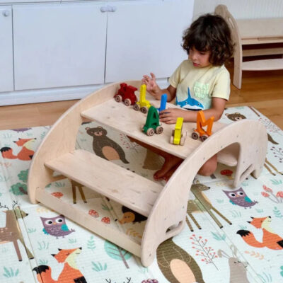 2-in-1 Seesaw & Montessori Table