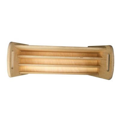 Montessori Wooden Bookshelf – Natural Wood Wave Design for Kids Home Decor Kids