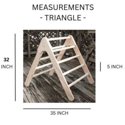 Foldable Climbing Triangle: Active Play for Kids Home Decor