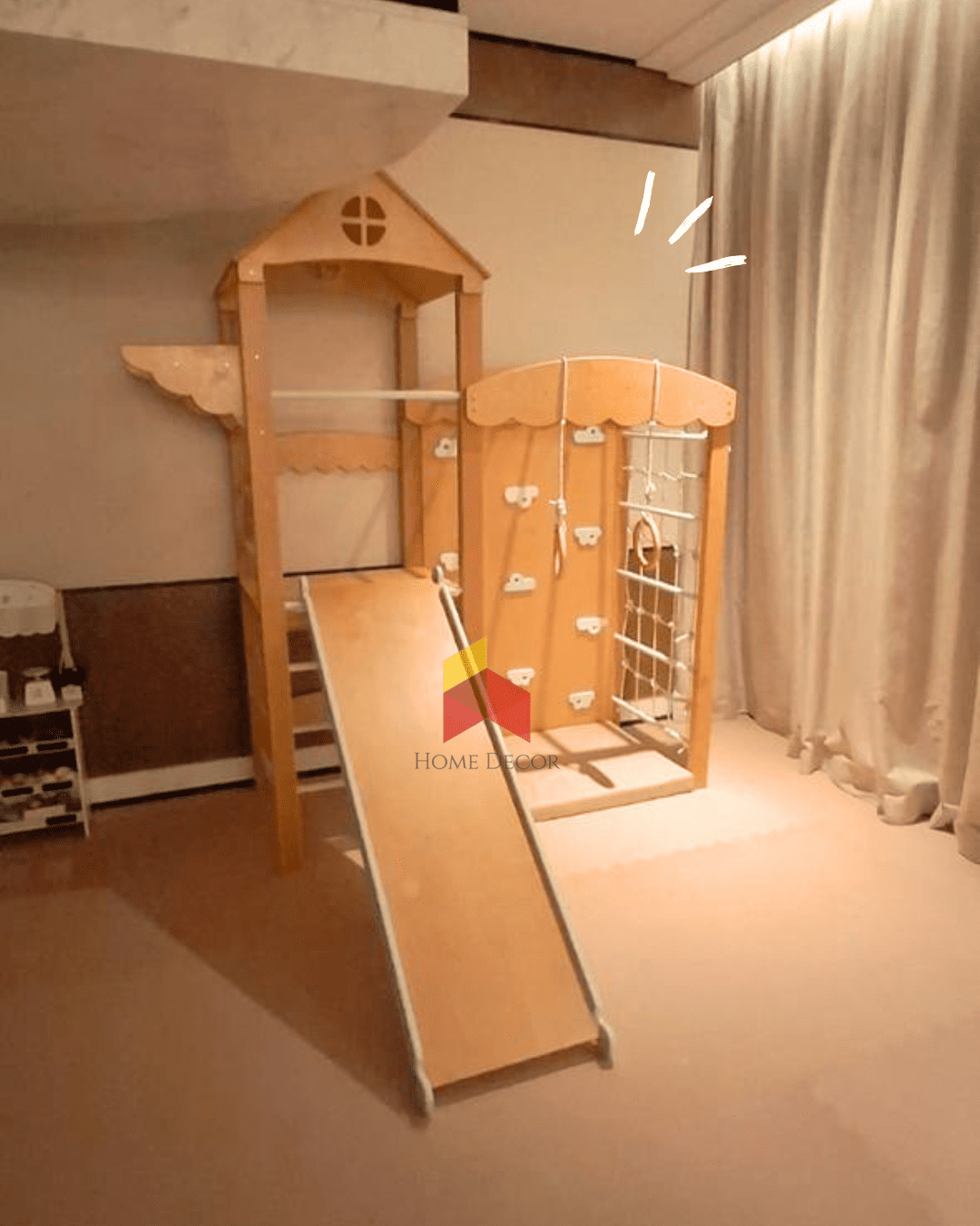Indoor Tower Climbing Wall and Net Rope 5 Indoor Tower Climbing Wall and Net Rope - Image 5