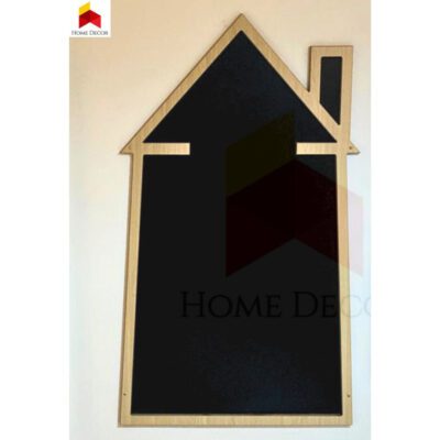 House Shaped Black Board Home Decor Kids