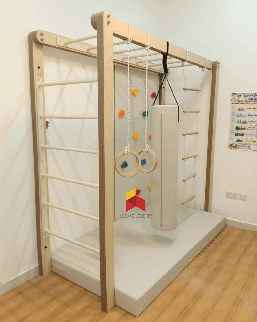 Monkey Bar With Climbing Wall Panel | Basic Model 3 Monkey Bar With Climbing Wall Panel | Basic Model - Image 3
