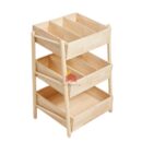 Wooden Montessori Book Shelf