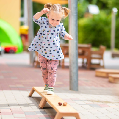 Wooden Balancing Platform Set for Kids' Active Play - Montessori Inspired Home Decor