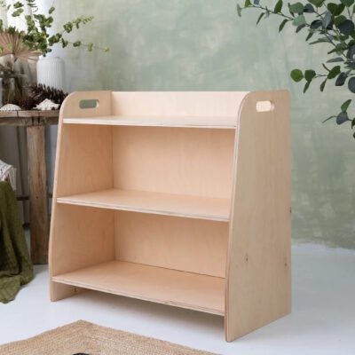wooden toy shelf for kids in uae /kidshomedecor