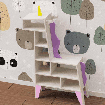 Unicorn Shaped Book Shelf - Whimsical and Practical Kids' Room Decor Home Decor
