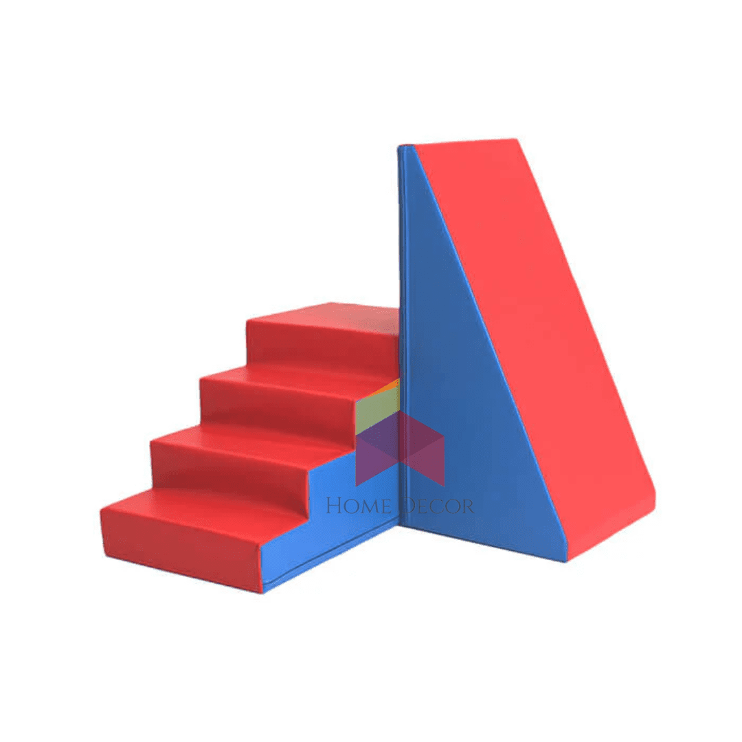 XL SLIDE AND STAIR 5 Soft Play Set for Toddlers with Steps and Slide – Indoor Play Gym in Dubai