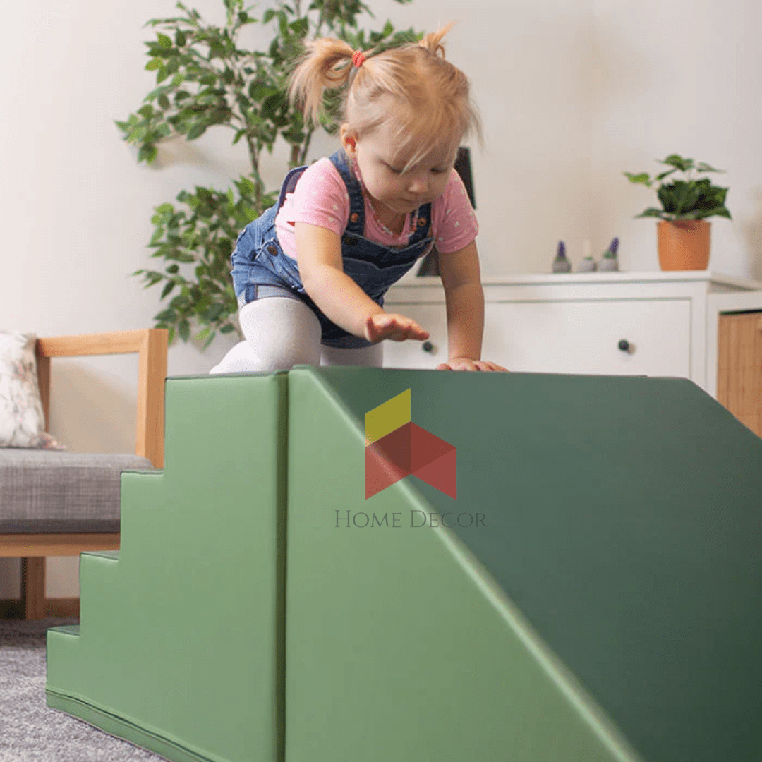 XL SLIDE AND STAIR 9 Soft Play Set for Toddlers with Steps and Slide – Indoor Play Gym in Dubai