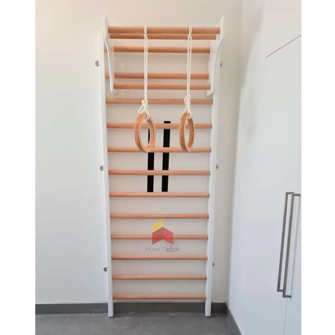 Swedish Ladder Classic Adjustable Heights White