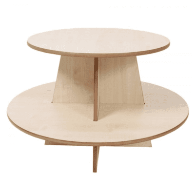 Indoor Circular Two Tier Play Table Home Decor Kids