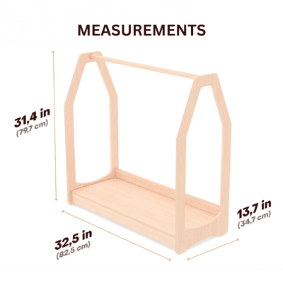 Montessori Kids Clothing Rack: Organize with Style Home Decor