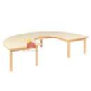 u_shaped_kids_wooden_table- in dubai