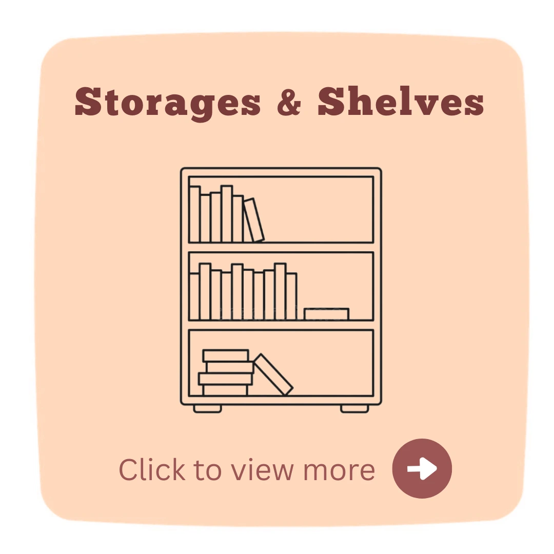 storages and shelves