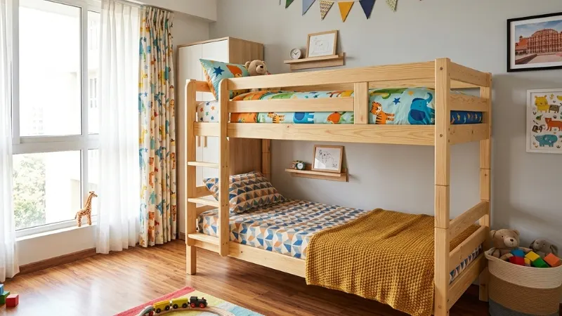 How to Choose the Right Kids Bed in UAE (Bunk, Floor & Cabin Beds) 2 Bunk Bed