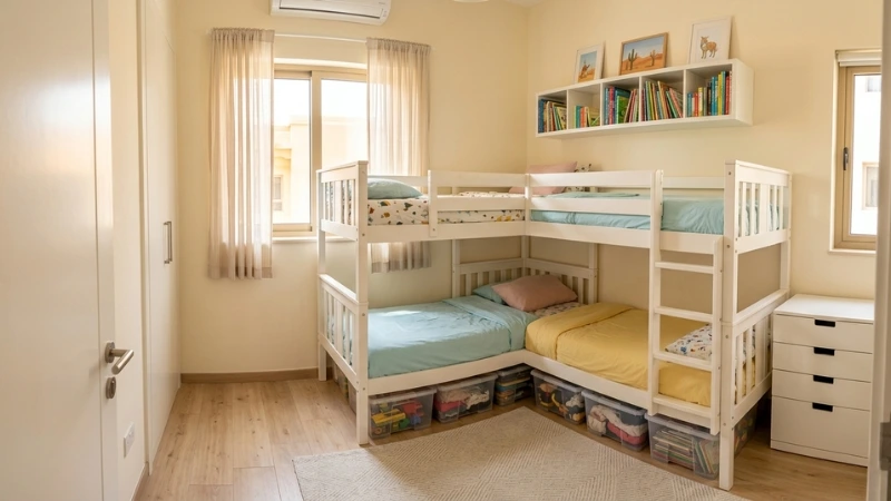 How to Choose the Right Kids Bed in UAE (Bunk, Floor & Cabin Beds) 9 Kids Beds for Small Rooms
