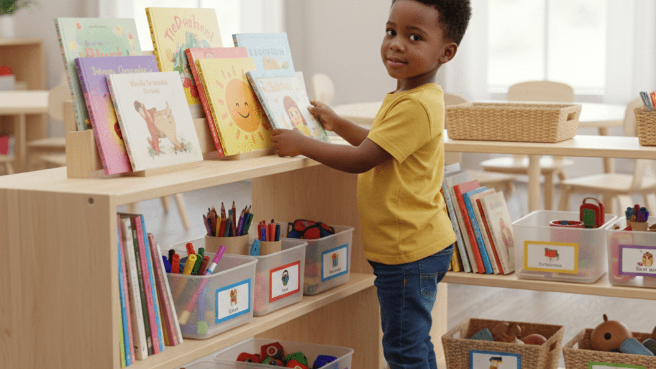 bookshelves