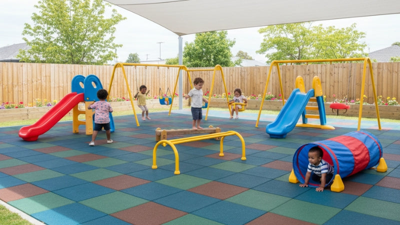 Outdoor Play Area and Equipment Ideas for Nursery and Preschool Kids 4 outdoor play equipment 1