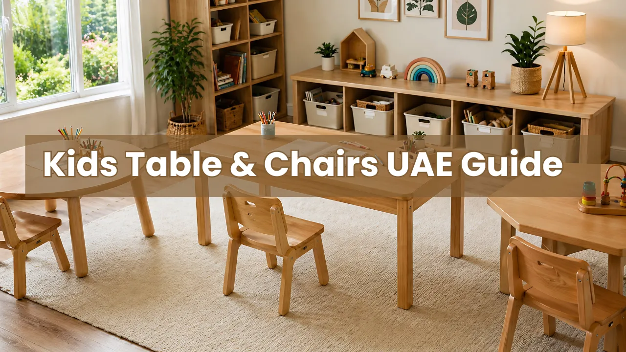 Kids Study Tables and Chairs UAE: How to Choose by Age, Shape and Use 1 Kids Table Chairs UAE Guide