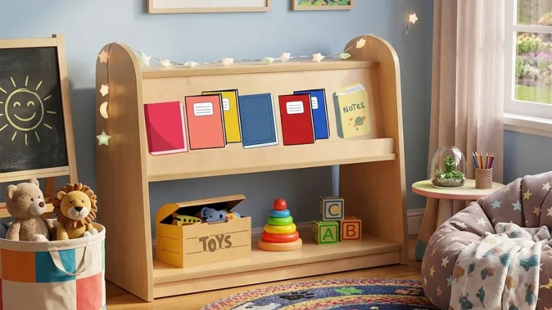 Kids Toy Storage And Bookshelves UAE: How To Organise Your Child's Room 2 kids bookshelves uae