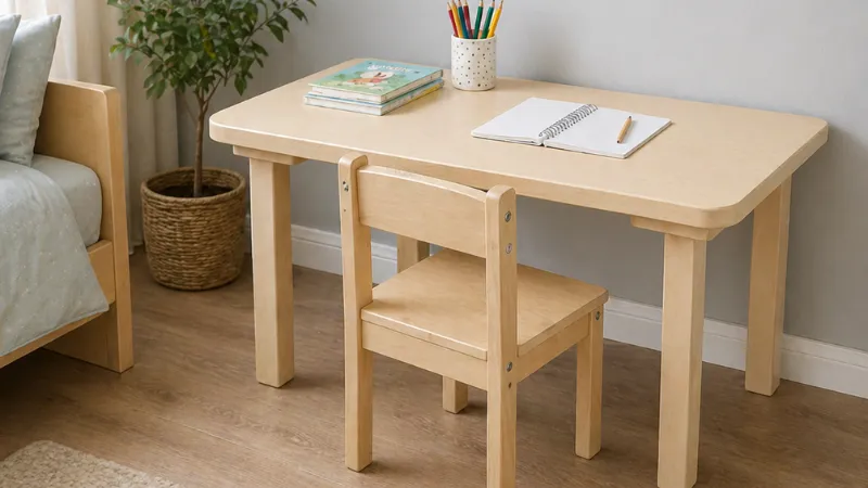 Kids Study Tables and Chairs UAE: How to Choose by Age, Shape and Use 3 Recatngle Kids Tables and Chairs UAE