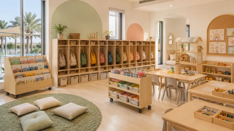 Kids Toy Storage And Bookshelves UAE: How To Organise Your Child's Room 9 shelves