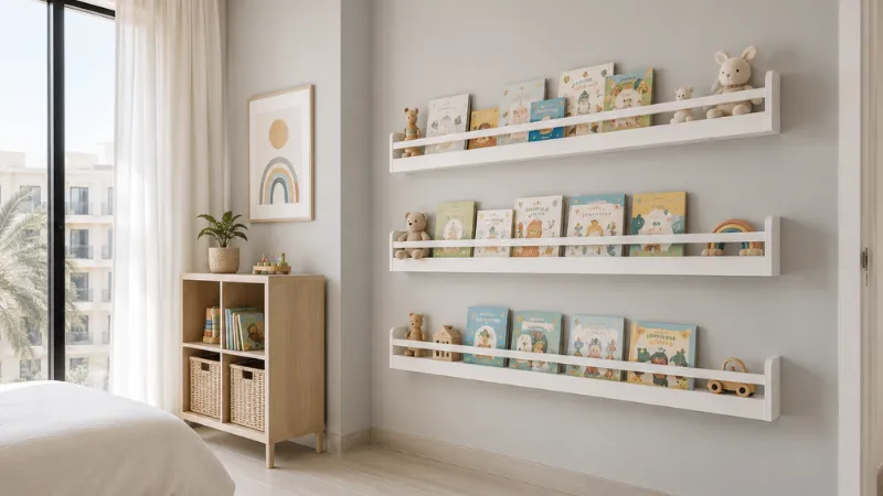 Kids Toy Storage And Bookshelves UAE: How To Organise Your Child's Room 4 wall