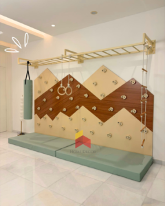 XL Monkey Bar and Climbing Wall Playset Type - 2