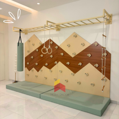 XL Monkey Bar and Climbing Wall Playset Type - 2