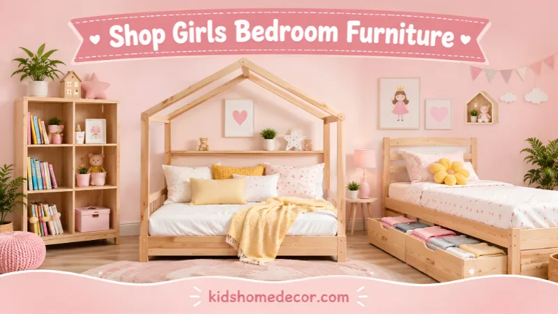 Beds for Girls: Bedroom Furniture and Décor Ideas in Dubai 4 Girls Bedroom Furniture