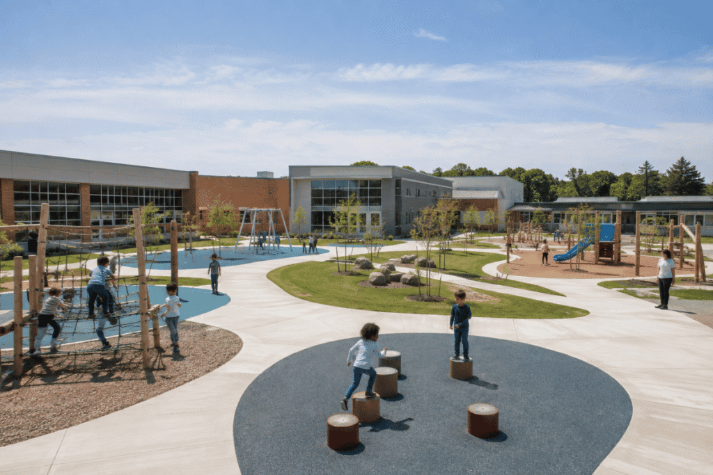 Common Playground Design Mistakes Schools Should Avoid 2 Modern School Courtyard Playground