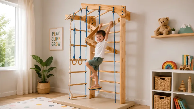 Monkey Bars vs Swedish Wall: Which One Is Right for Your Child? 3 What a swedish ladder set actually does