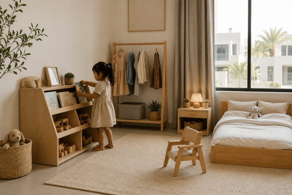 9 Smart Montessori Bedroom Ideas for a More Independent Child 2 bright-scandinavian-childrens-bedroom